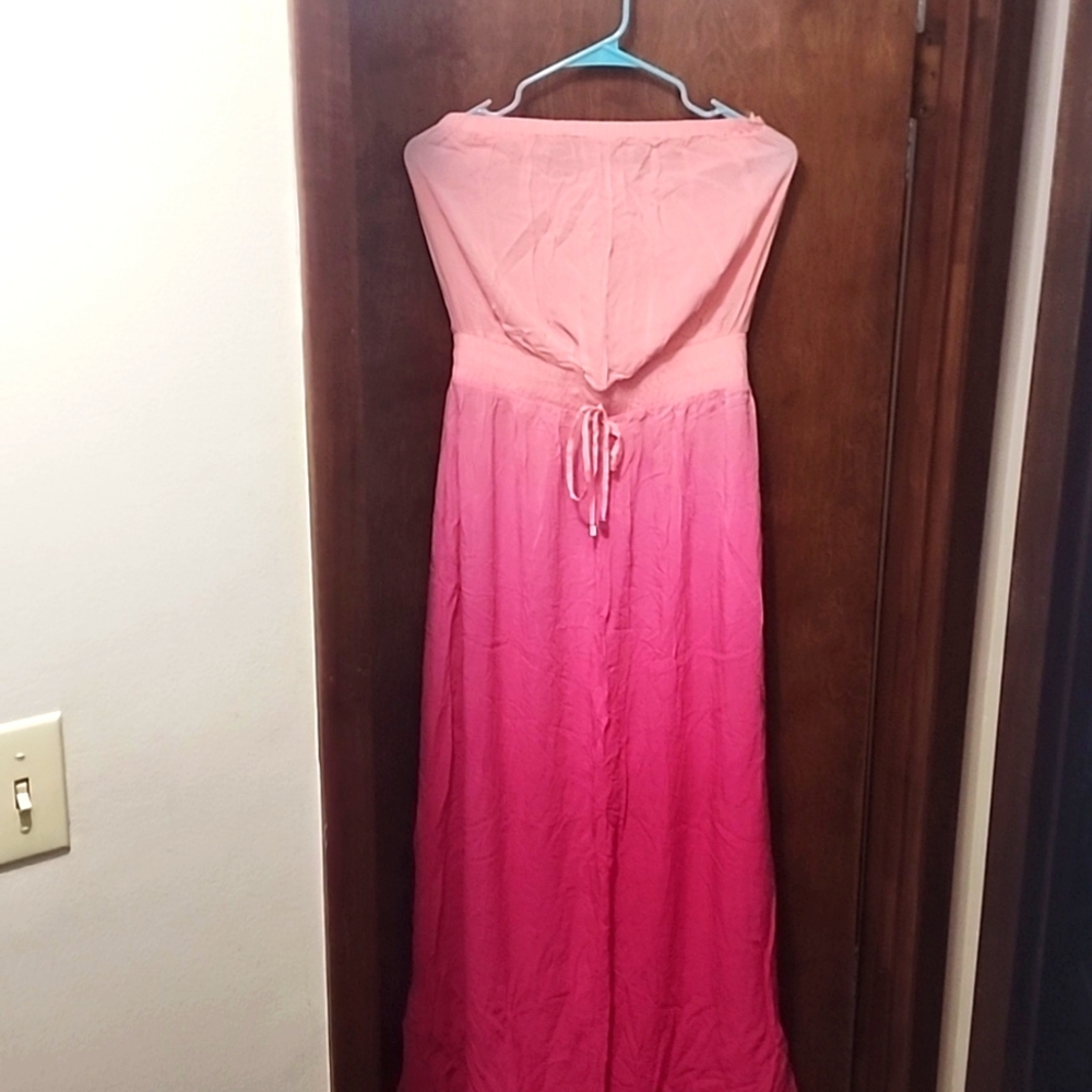 Bongo Swimsuit cover-up fade away pinks light fabric super soft never worn Large
